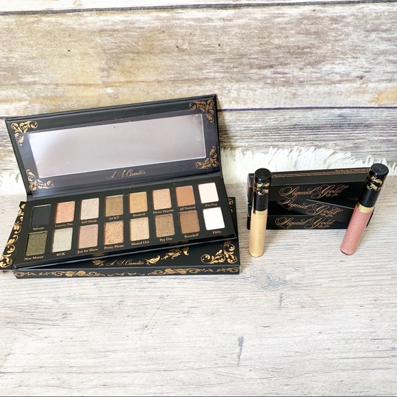 Amber Scholl Makeup 24 Karat Gold Eyeshadow Bundle Poshmark
